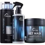 Ficha técnica e caractérísticas do produto Kit Shampoo Ultra Hydration 300Ml + Máscara Net 550G + Tratamento Obri...