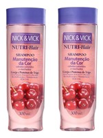 Ficha técnica e caractérísticas do produto Kit Shampoo 2 Uni Nick Vick Manutenção da Cor