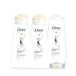 Ficha técnica e caractérísticas do produto Kit Shampoo 2 Unidades + Condic Dove Recuperacao Extrema 400ml