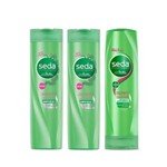 Ficha técnica e caractérísticas do produto Kit Shampoo 2 Unidades + Condic Seda Crescimento Saudável 325ml