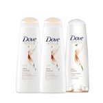Ficha técnica e caractérísticas do produto Kit Shampoo 2 Unidades + Condicionador Dove Ultra Cachos 400ml