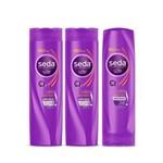 Ficha técnica e caractérísticas do produto Kit Shampoo 2 Unidades + Condicionador Seda Liso Perfeito - 325ml