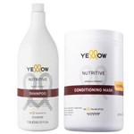 Ficha técnica e caractérísticas do produto Kit Shampoo Yellow Nutritive 1.5L + Máscara 1kg