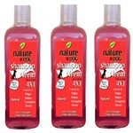Ficha técnica e caractérísticas do produto Kit 3 Shampoos Anti Pulgas Nature Dog 4X1 (Controle de Pulgas, Carrapatos, Sarnas e Piolhos) - 500ml
