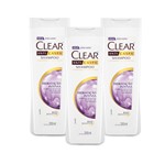 Ficha técnica e caractérísticas do produto Kit 3 Shampoos Anticaspa Clear Hidratação Intensa 200ml - Leve 03 Pague 02
