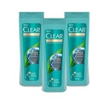 Ficha técnica e caractérísticas do produto Kit 3 Shampoos Anticaspa Clear Women Detox Diário 200ml