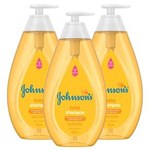 Ficha técnica e caractérísticas do produto KIT Shampoos Johnson`s Baby Regular 750ml - 3 Unidades