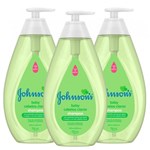 Ficha técnica e caractérísticas do produto Kit 3 Shampoos Johnson's Baby Cabelos Claros 750ml