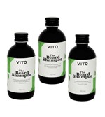 Kit - 3 Shampoos para Barba The Beard Shampoo 150ml - Vito