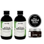 Ficha técnica e caractérísticas do produto Kit - 2 Shampoos para Barba The Beard Shampoo e Balm - Vito