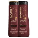Ficha técnica e caractérísticas do produto Kit Shitake Shampoo 350ml+Condicionador 350ml Bio Extratus