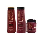 Ficha técnica e caractérísticas do produto Kit Shitake Shampoo 350ml+Condicionador 350ml+Máscara 250g Bio Extratus