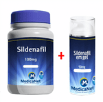 Ficha técnica e caractérísticas do produto Kit Sildenafil 100mg C/10 Cápsulas + Sildenafil em Gel 30gr