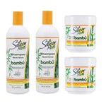 Ficha técnica e caractérísticas do produto Kit Silicon Mix Bambu com 2 Shampoo 473ml + 2 Máscara 450g
