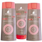 Ficha técnica e caractérísticas do produto Kit Silicone Force Shampoo Condicionado e Leavein Barrominas