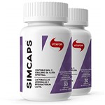 Ficha técnica e caractérísticas do produto Kit 2 Simcaps Mix de Probióticos Vitafor 30 Cápsulas
