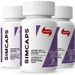 Ficha técnica e caractérísticas do produto Kit 3 Simcaps Mix de Probióticos Vitafor 30 Cápsulas
