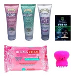 Ficha técnica e caractérísticas do produto Kit Skin Care Pa Pum Limpeza Facial Hidratação Skincare - Dalla Makeup