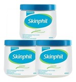 Ficha técnica e caractérísticas do produto Kit 3 Skinphil Derma 450g Creme Hidratante Igual Cetaphil*