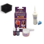 Ficha técnica e caractérísticas do produto Kit Slug Maquiagem De Terror Slug E Látex 100 Ml + Esponja De Arranhão