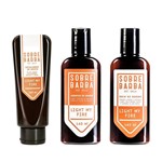 Ficha técnica e caractérísticas do produto Kit Sobrebarba: Esfoliante + Shampoo + Balm Light My Fire