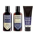 Ficha técnica e caractérísticas do produto Kit Sobrebarba: Shampoo + Balm + Condicionador Jungle Boogie
