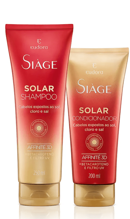 Ficha técnica e caractérísticas do produto Kit Solar: Shampoo + Condicionador Siáge