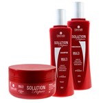 Kit Solution Repair Dihair Máscara 500g, Shampoo e Condicionador 1L