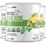 Kit 2 Solúvel Biofit Chá Verde Adoçado com Estévia 200g Clinicmais