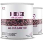 Ficha técnica e caractérísticas do produto Kit 2 Solúvel de Hibisco com Chá Branco 200g da Chá Mais