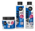 Ficha técnica e caractérísticas do produto Kit Sos Bomba Shampoo Condicionador Máscara Salon Line