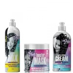 Kit Soul Power Curly Styling 500Ml Booster e Easy Mix 3Itens