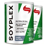 Ficha técnica e caractérísticas do produto Kit 2 Soy Plex Proteína de Soja Vitafor 300g Natural