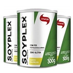 Ficha técnica e caractérísticas do produto Kit 3 SoyPlex Proteína de Soja Vitafor 300g Baunilha