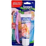 Ficha técnica e caractérísticas do produto Kit Stages Princesas Oral B Kit Stages Escova + Creme Dental Princesas Oral B
