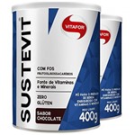 Ficha técnica e caractérísticas do produto Kit 2 Sustevit Fibras Alimentares Vitafor 400g Chocolate