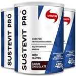 Ficha técnica e caractérísticas do produto Kit 3 Sustevit Pró Fibras Alimentares Vitafor Chocolate 400g