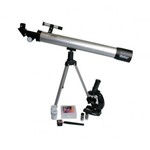 Ficha técnica e caractérísticas do produto Kit Telescópio Viv-Telmic30 120x e Microscópio 600x - Vivitar
