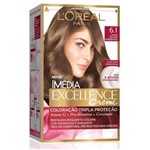 Ficha técnica e caractérísticas do produto Kit Tintura Imédia Excellence L`Oréal Louro Escuro Acinzentado 6.1