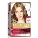 Ficha técnica e caractérísticas do produto Kit Tintura Imédia Excellence L'oréal Louro Cendre Natural 7.11