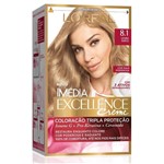 Ficha técnica e caractérísticas do produto Kit Tintura Imédia Excellence L'Oréal Louro Sueco 8.1 - Imedia