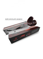 Kit 10 Tinturas para Cabelo Pratik Pro 5.71 Chocolate Amargo