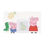 Ficha técnica e caractérísticas do produto Kit Toalha de Lancheira Infantil C/ 6 Unid Peppa Pig Lepper - Rosa