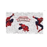 Kit Toalha de Lancheira Infantil C/ 6 Unid Spider Man Lepper - Vermelho