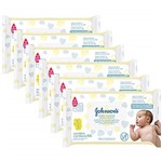 Ficha técnica e caractérísticas do produto Kit Toalhas Umedecidas Johnsons Baby Recém-Nascido 6 Pacotes com 96 Unidades Cada