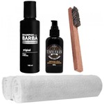 Ficha técnica e caractérísticas do produto Kit Barba Longa Escova Shampoo Tônico Toalhas Usebarba - Use Barba