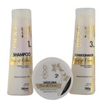 Ficha técnica e caractérísticas do produto Kit Tratamento Completo Shampoo Condicionador e Máscara Fios de Ouro - Eico