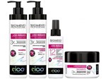 Ficha técnica e caractérísticas do produto Kit Tratamento para Cabelos Eico New Cosmetic - Shampoo + Condicionador + Spray + Máscara