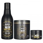 Kit Tratamento Profissional Shampoo Alisante e Modelador Beer - Ocean Hair - Oceanhair