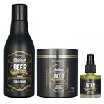 Ficha técnica e caractérísticas do produto Kit Tratamento Profissional Shampoo Alisante e Óleo Beer - Ocean Hair - Oceanhair